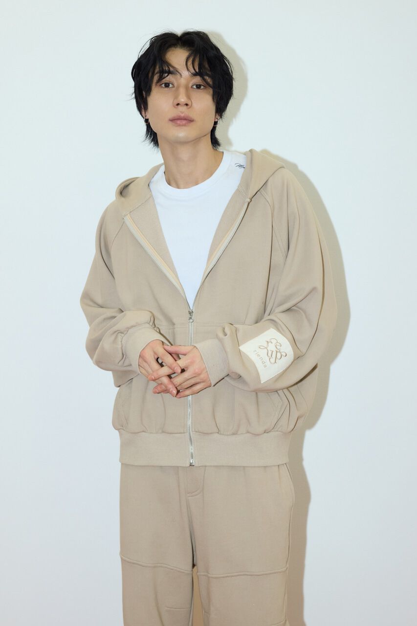 rienda「Rパッチ付きユニセックススウェットトップス」|Tシャツ・カットソー|