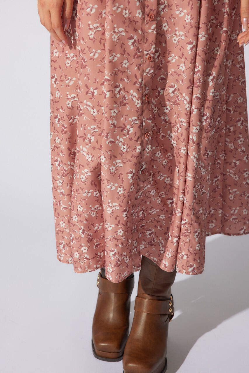 rienda「バストギャザーデザインフレアワンピース」|ワンピース|