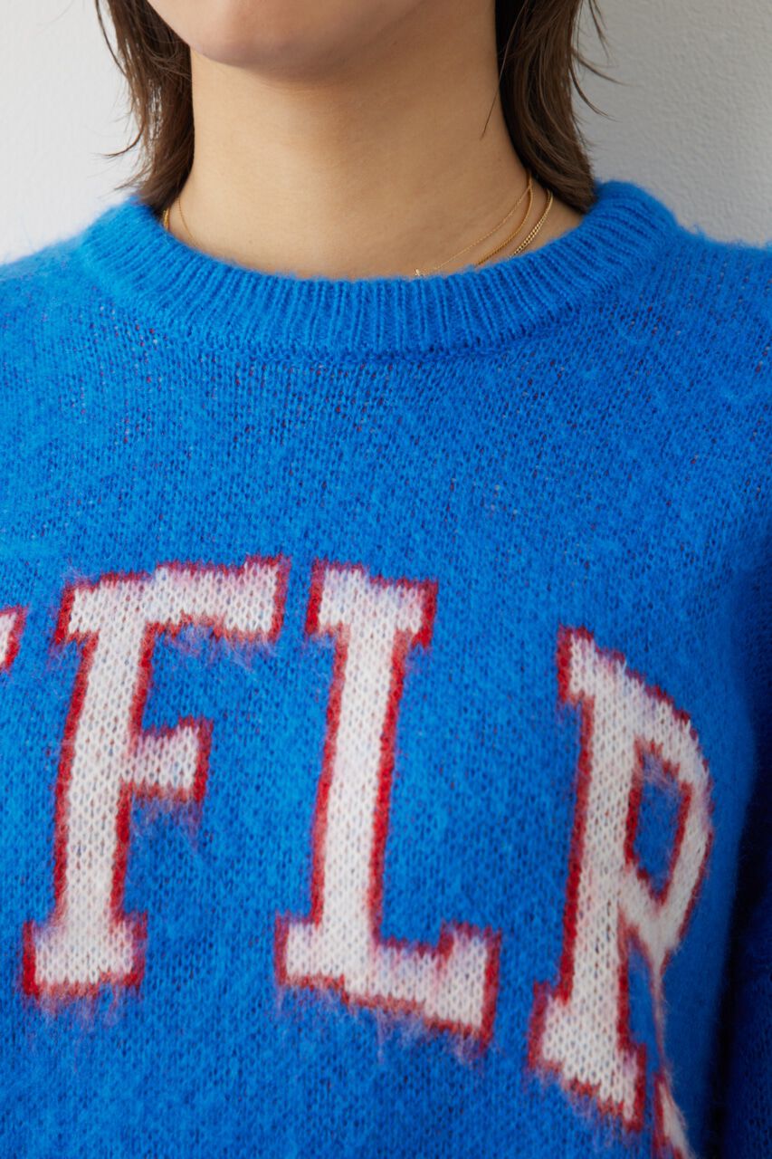 RODEO CROWNS「シャギーカレッジニットトップス」|ニット・セーター|