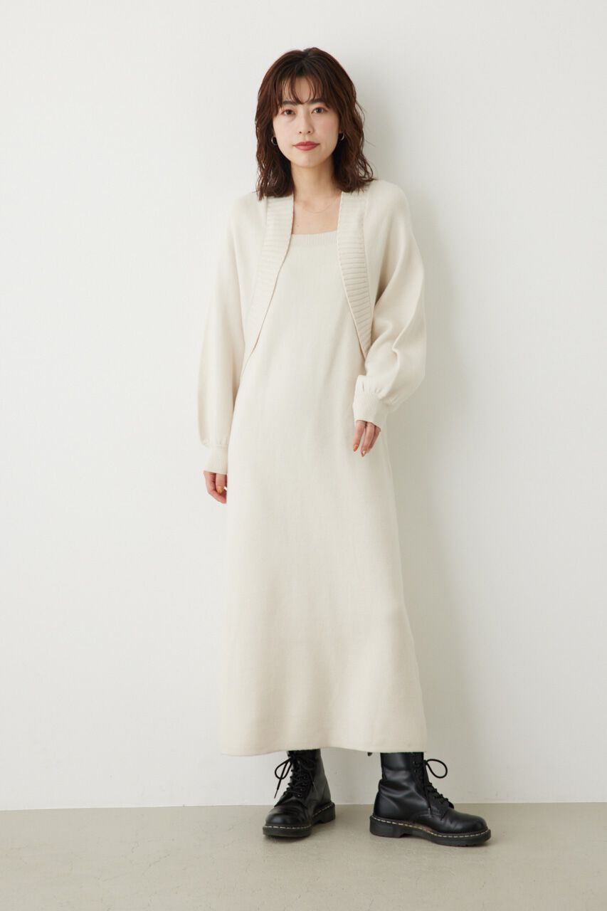 RODEO CROWNS「フェイクレイヤードニットワンピース」|ワンピース|