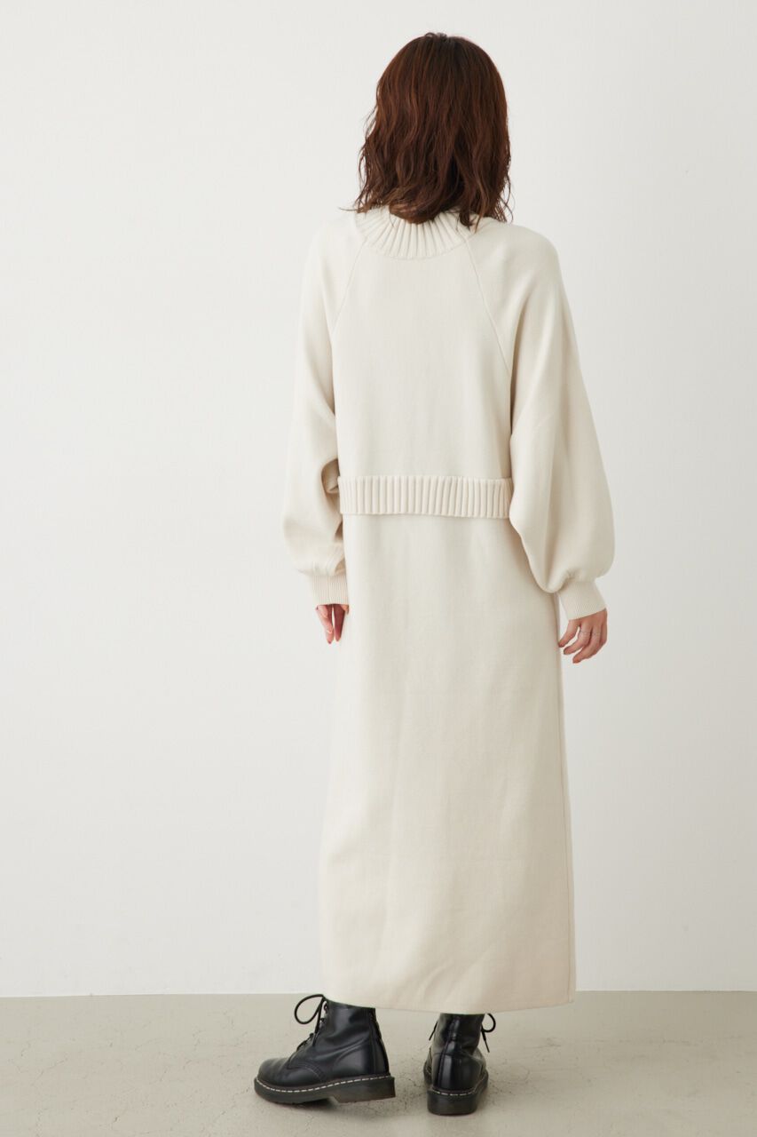 RODEO CROWNS「フェイクレイヤードニットワンピース」|ワンピース|