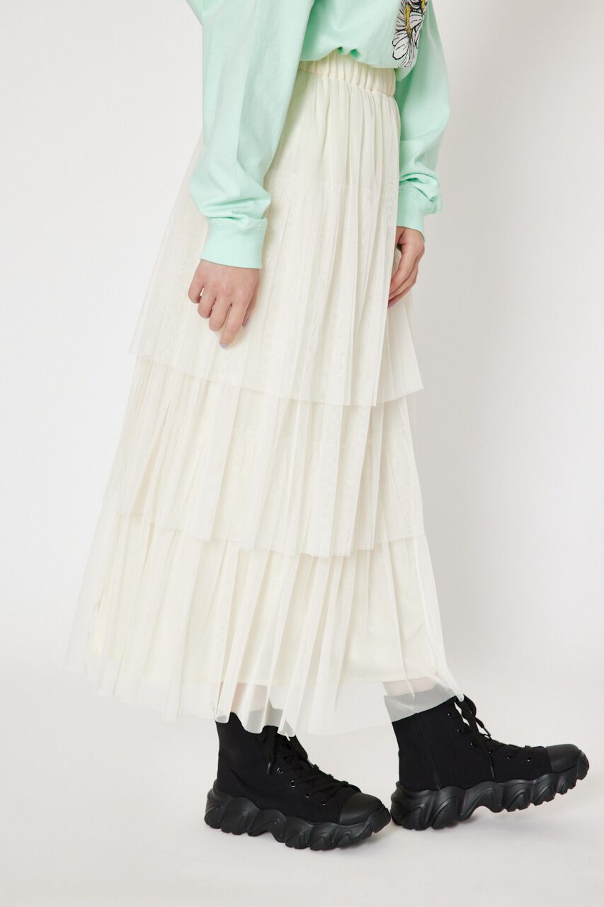 RODEO CROWNS「チュールティアードスカート」|スカート|