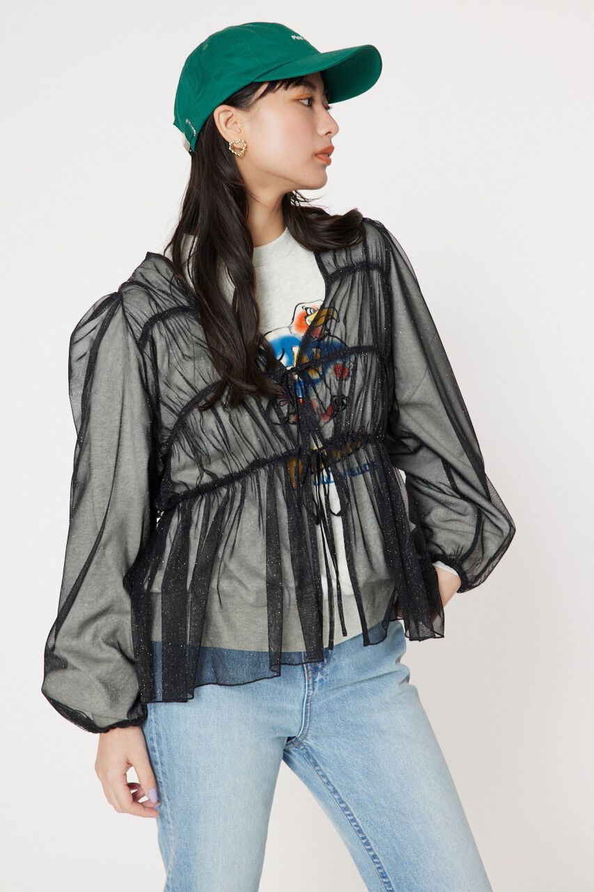 RODEO CROWNS「チュール2WAYトップス」|シャツ・ブラウス|