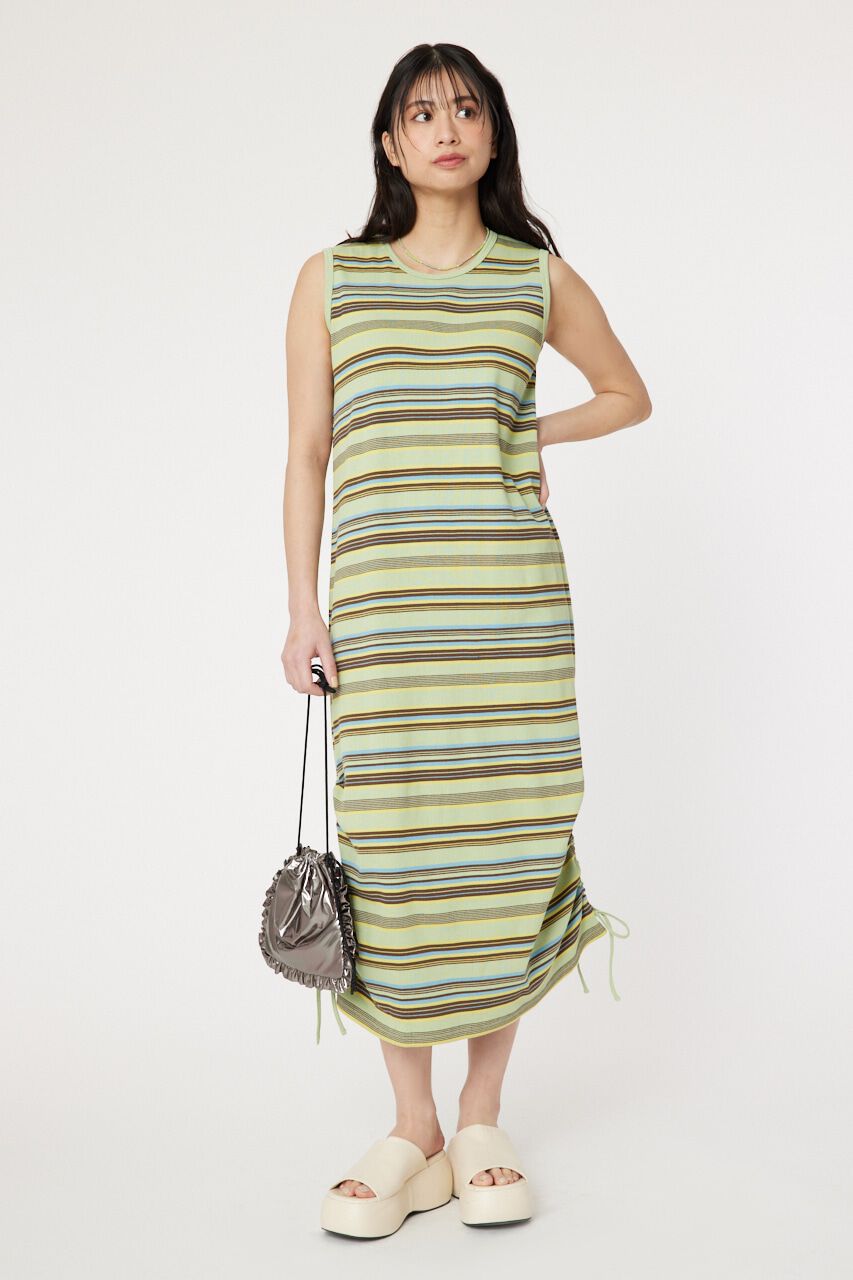 RODEO CROWNS「マルチボーダータンクマキシワンピース」|ワンピース|