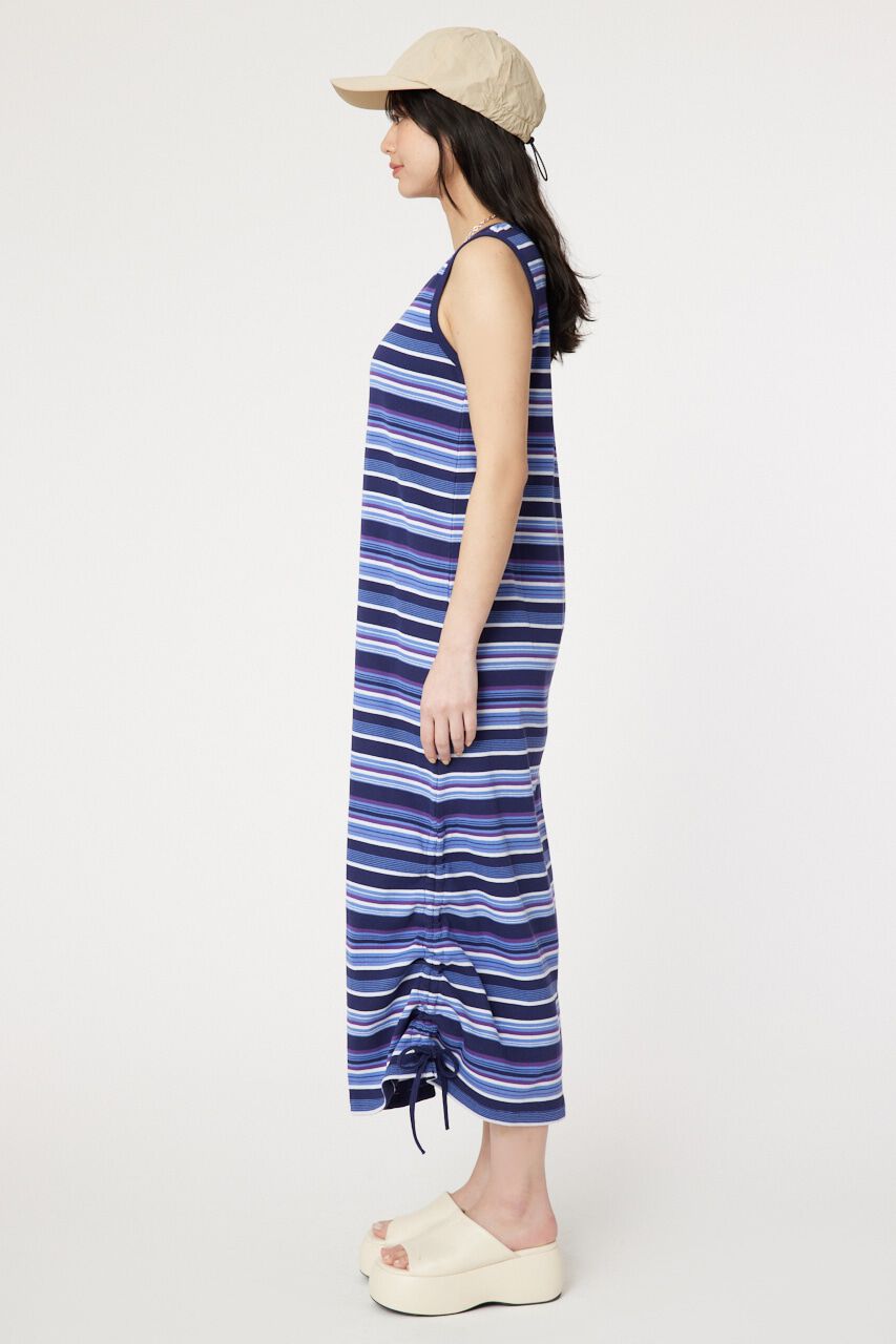 RODEO CROWNS「マルチボーダータンクマキシワンピース」|ワンピース|