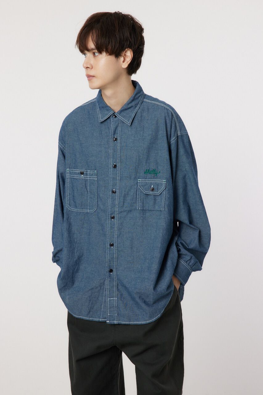 RODEO CROWNS「chambray work shirt」|シャツ・ブラウス|BLU