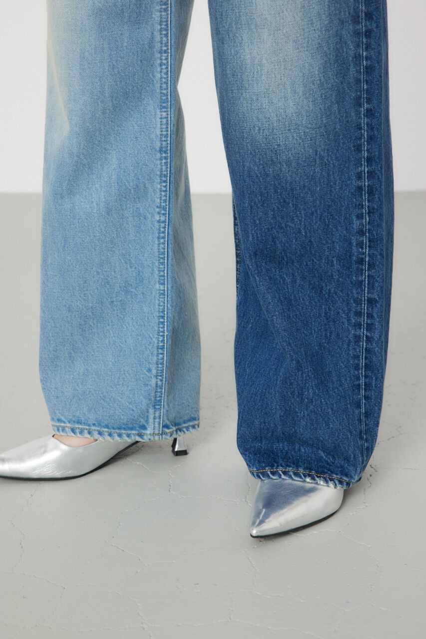 RODEO CROWNS「アシンメトリーDENIM PT」|デニム|