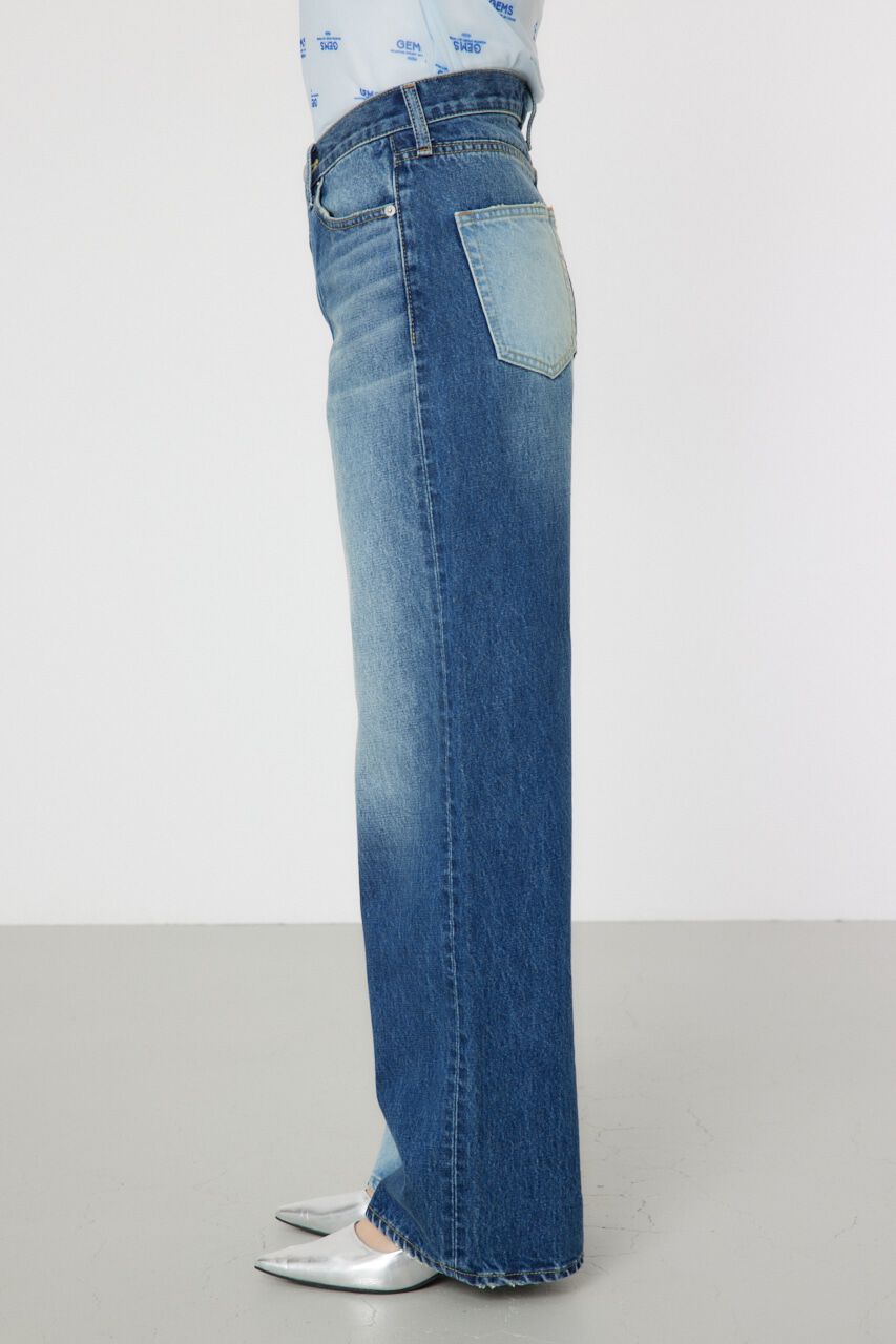 RODEO CROWNS「アシンメトリーDENIM PT」|デニム|