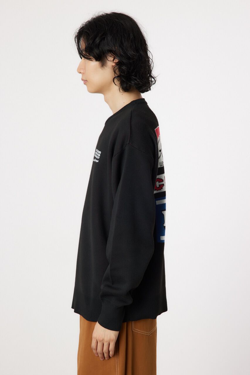 RODEO CROWNS「メンズSIGNSダブルジャガードニットトップス」|ニット・セーター|