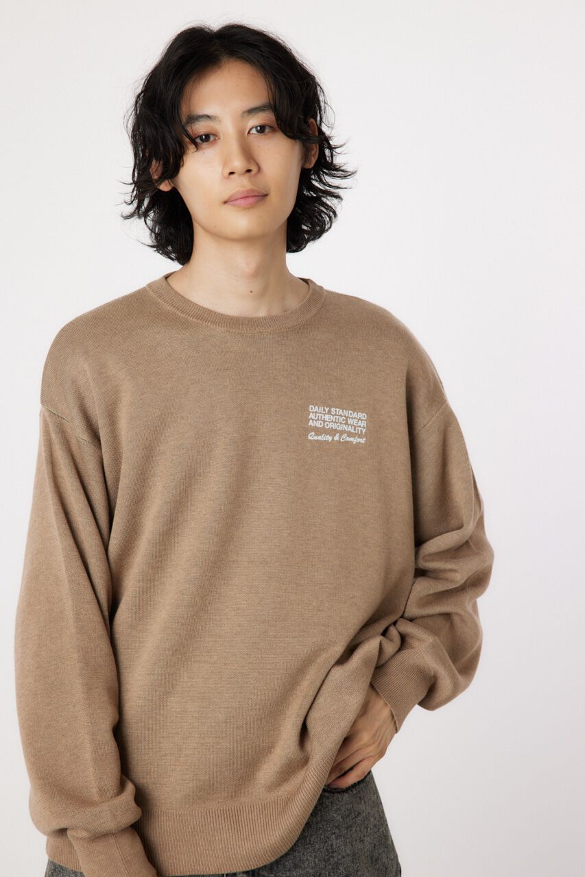 RODEO CROWNS「メンズSIGNSダブルジャガードニットトップス」|ニット・セーター|