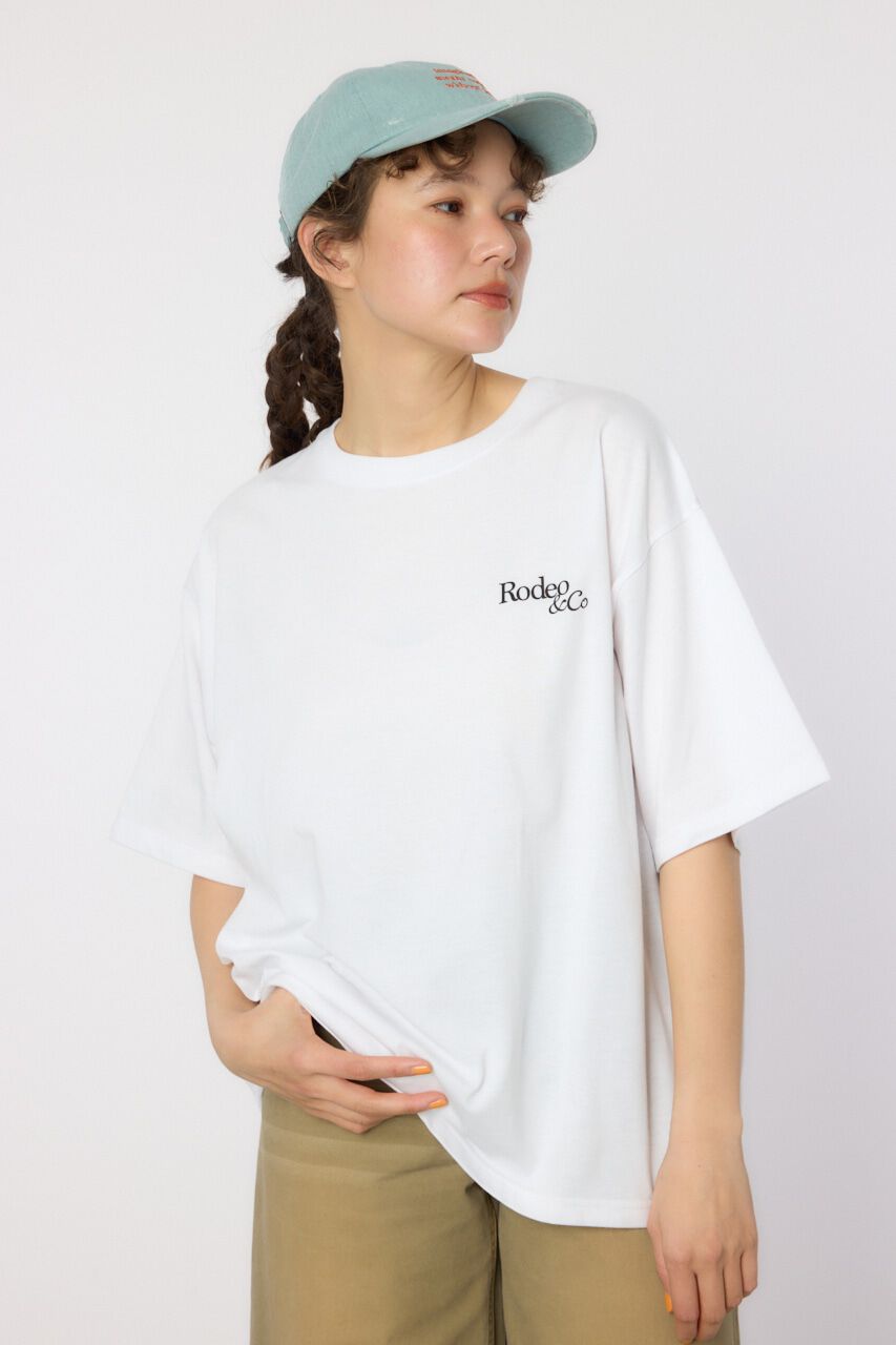 RODEO CROWNS「Flower Logo Embroidery Tシャツ」|Tシャツ・カットソー|
