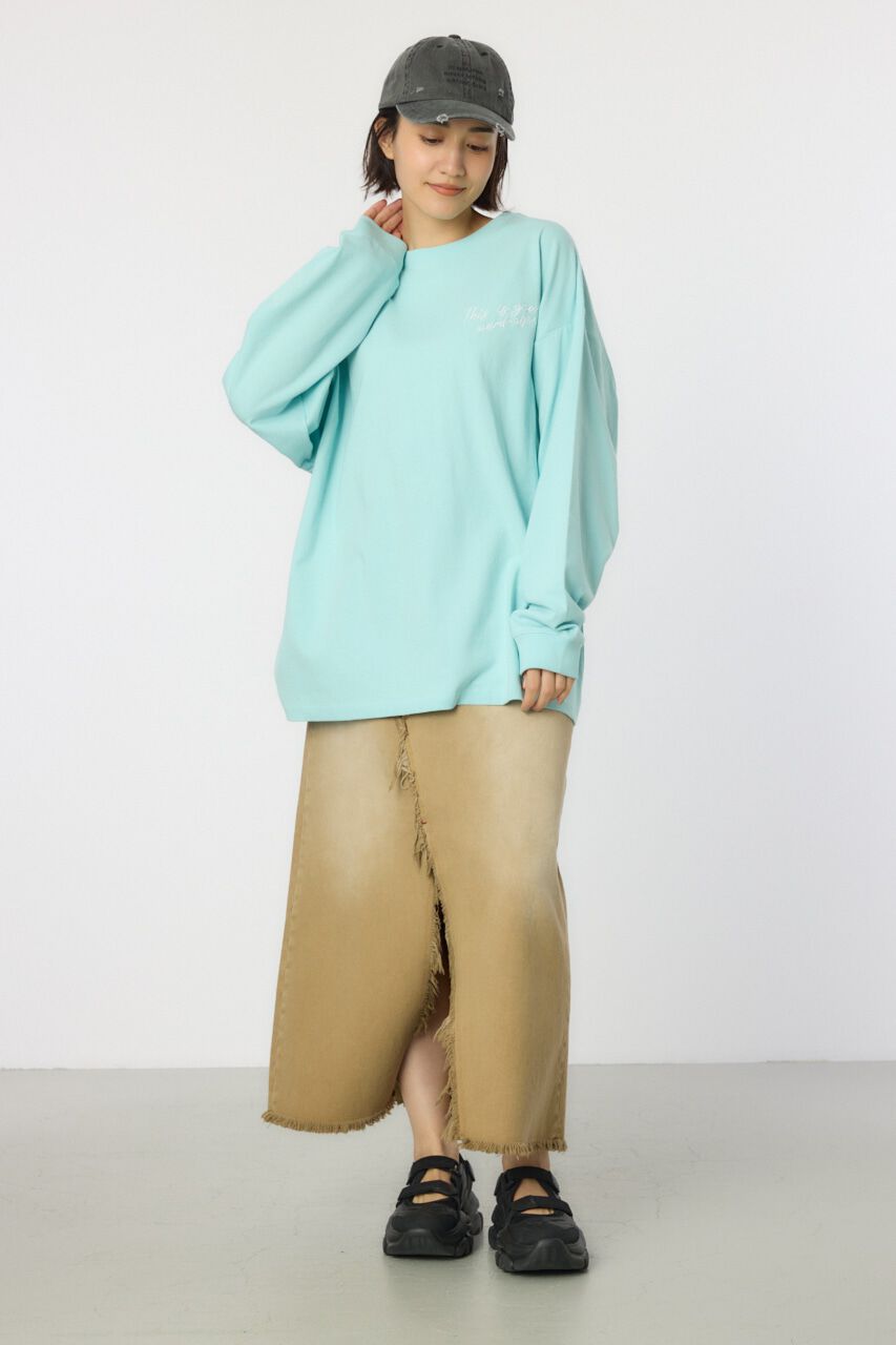 RODEO CROWNS「BACK SKETCH LOGO ロングTシャツ」|Tシャツ・カットソー|