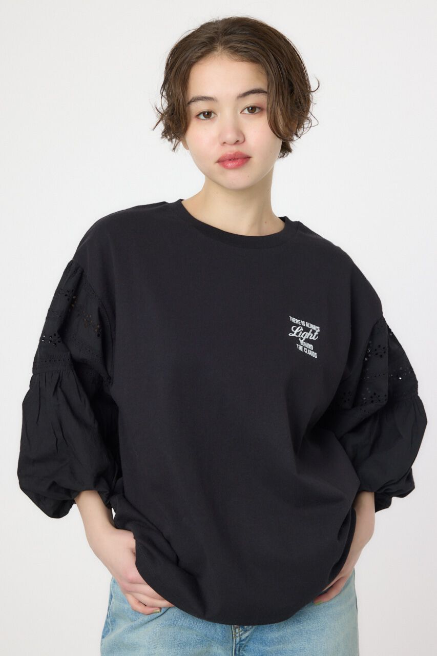 RODEO CROWNS「バルーンスリーブトップス」|Tシャツ・カットソー|BLK