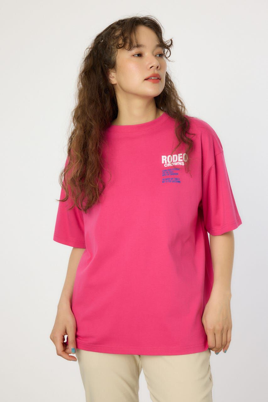 RODEO CROWNS「Overlap デニムアップリケTシャツ」|Tシャツ・カットソー|PNK