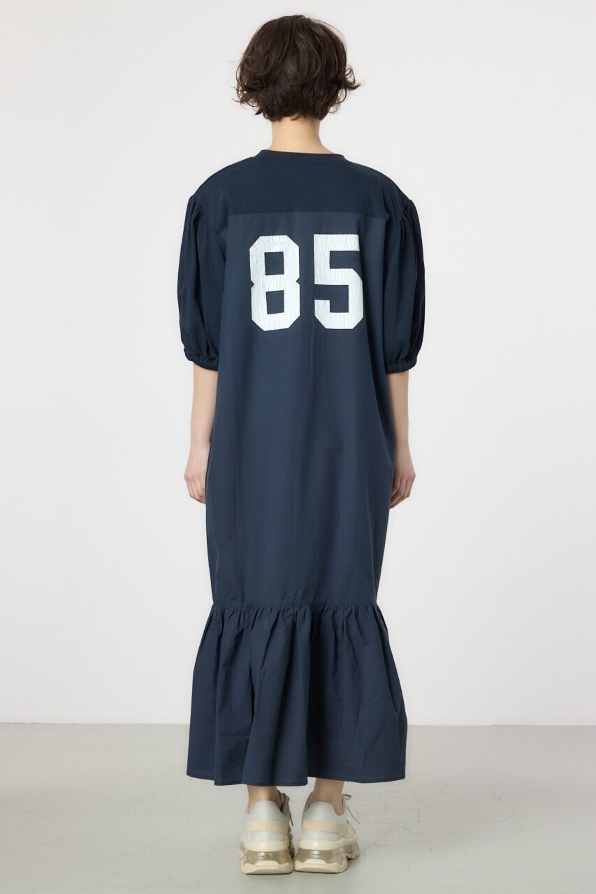 RODEO CROWNS「カレッジ 切替 パフスリーヴ ワンピース」|ワンピース|