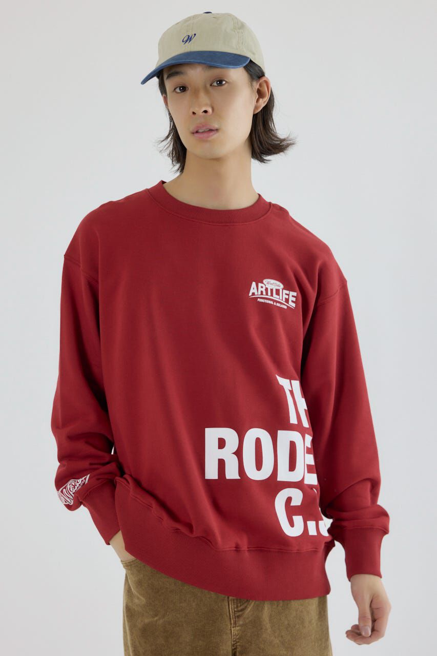 RODEO CROWNS「イレギュラースウェット」|パーカー|D/RED3