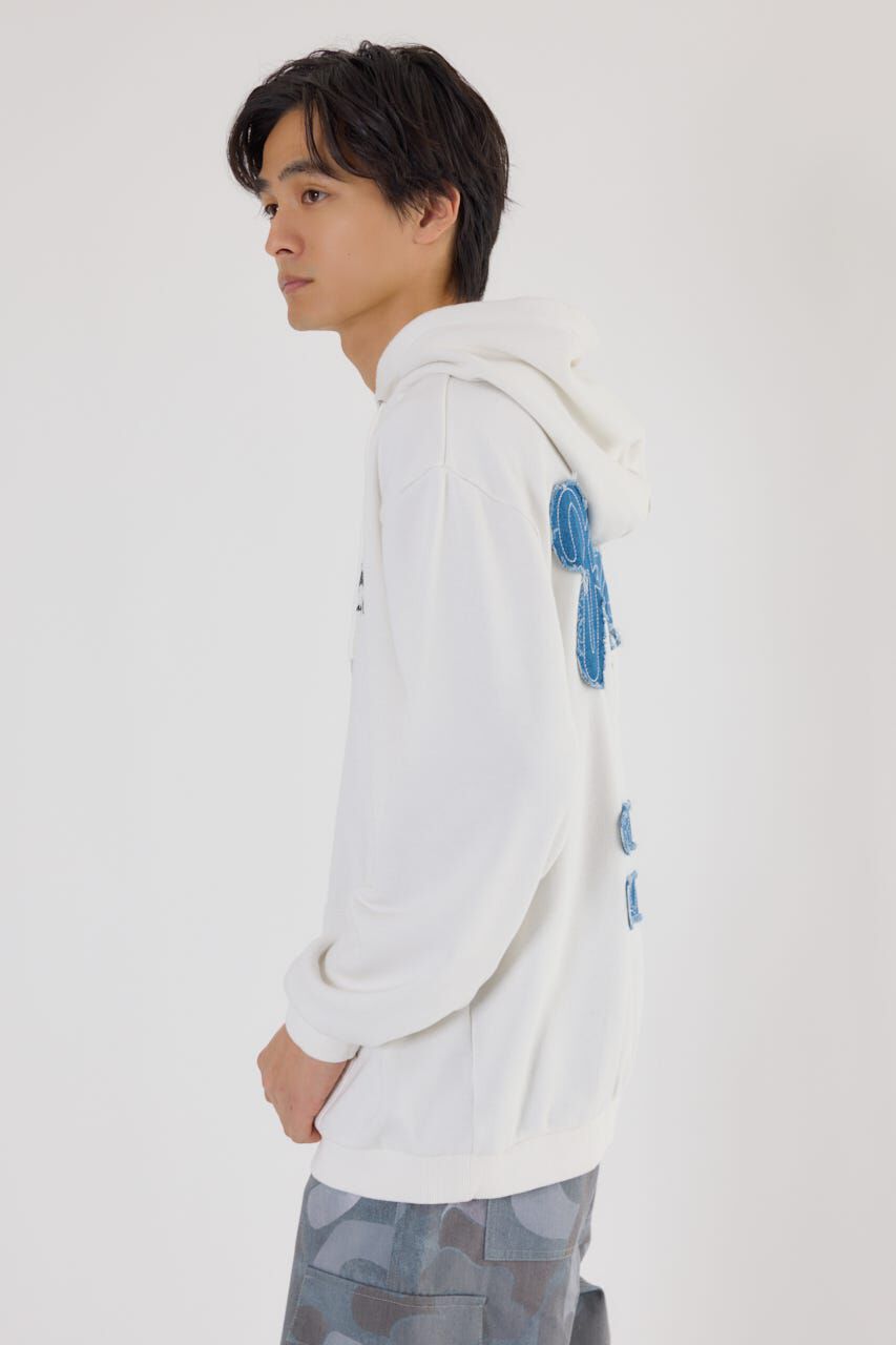 RODEO CROWNS「メンズロゴデニムパッチフーディー」|パーカー|