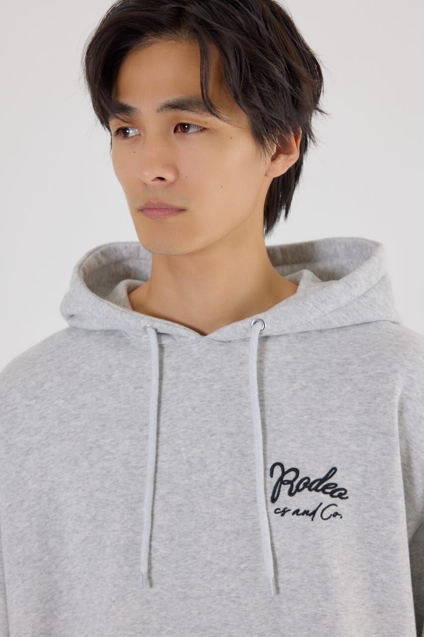 RODEO CROWNS「メンズロゴデニムパッチフーディー」|パーカー|