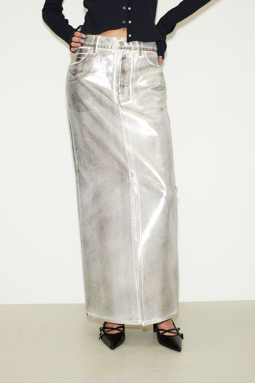 SLY「SHINY FRONT SLIT COLUMN SK-E」|スカート|