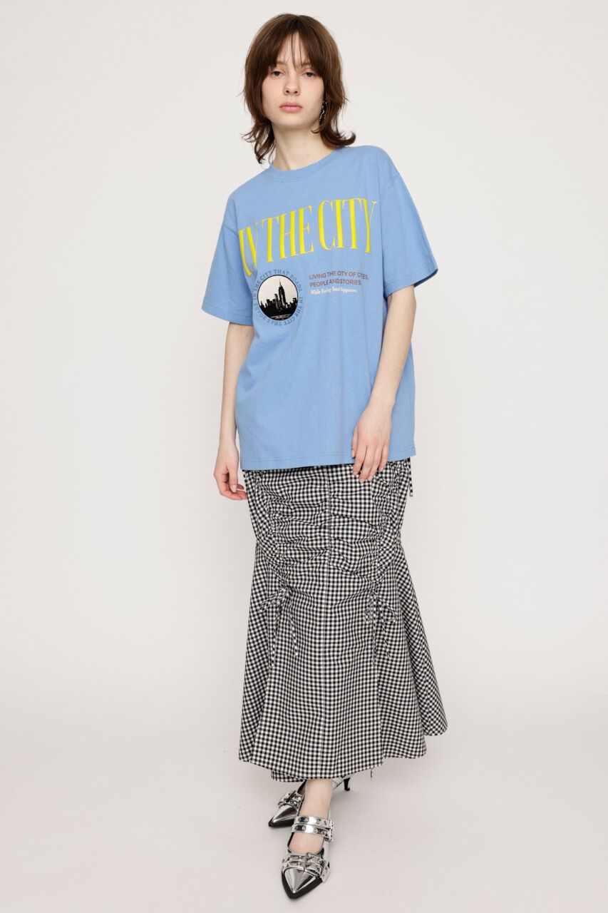 SLY「SHIRRING STRING ミディアムスカート」|スカート|