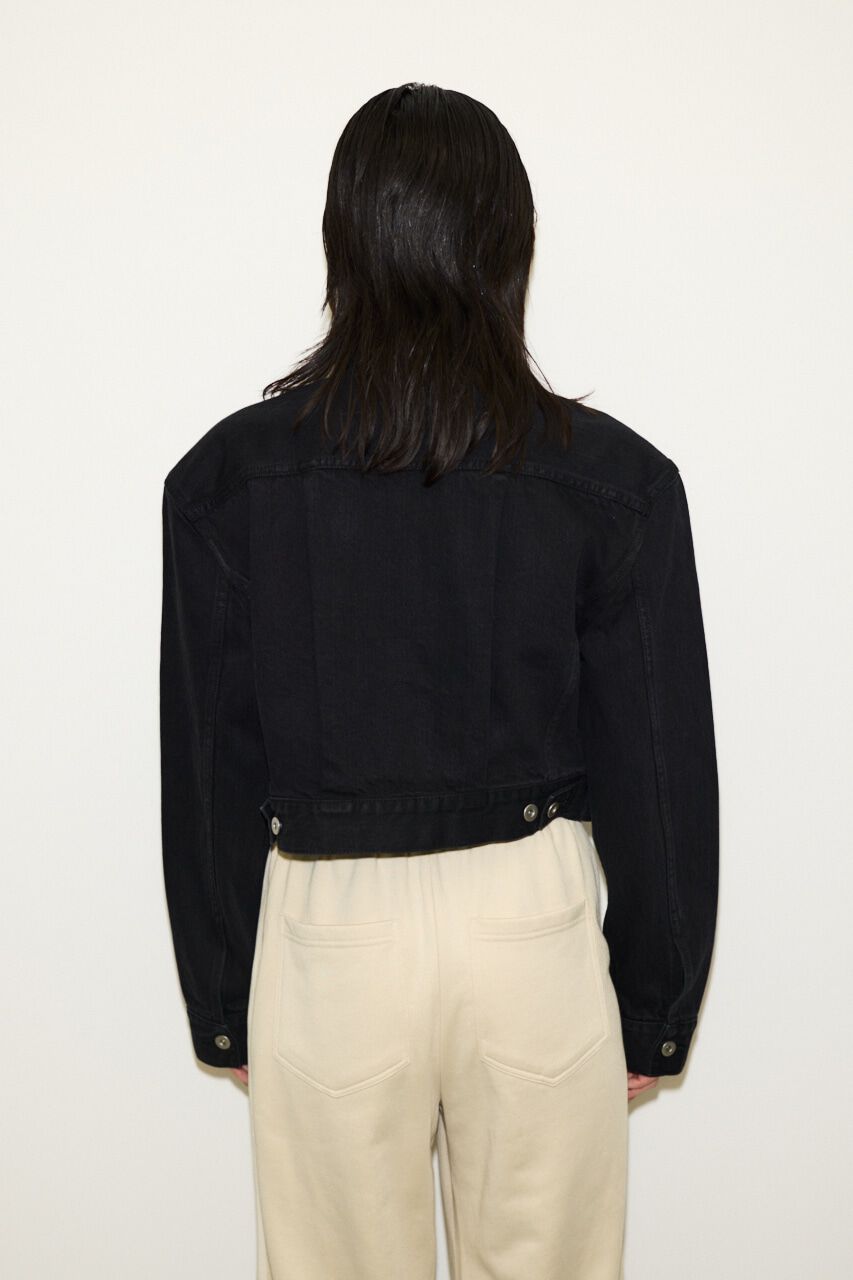 SLY「BIJOU CROP DENIM SH-E」|デニムジャケット|