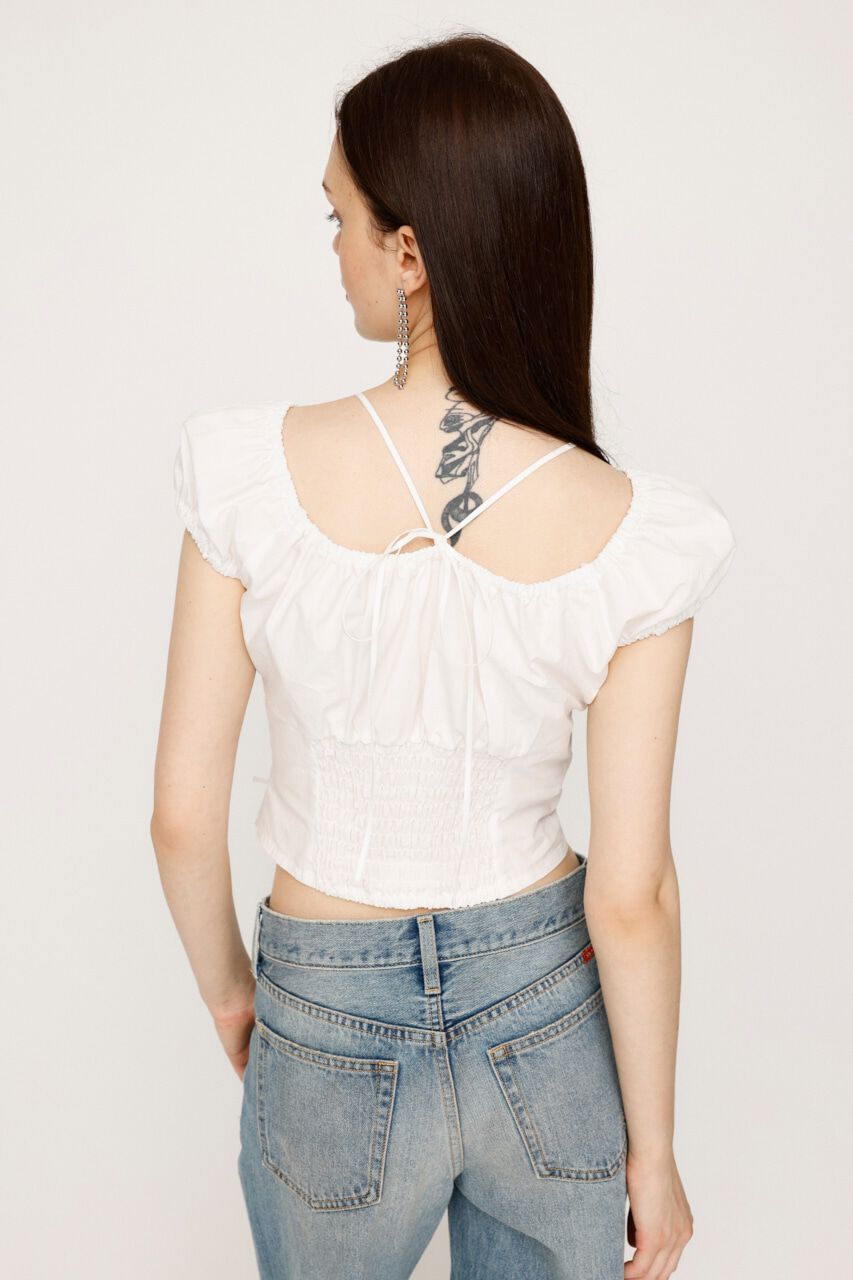 SLY「FRONT LACE UP ブラウス」|シャツ・ブラウス|