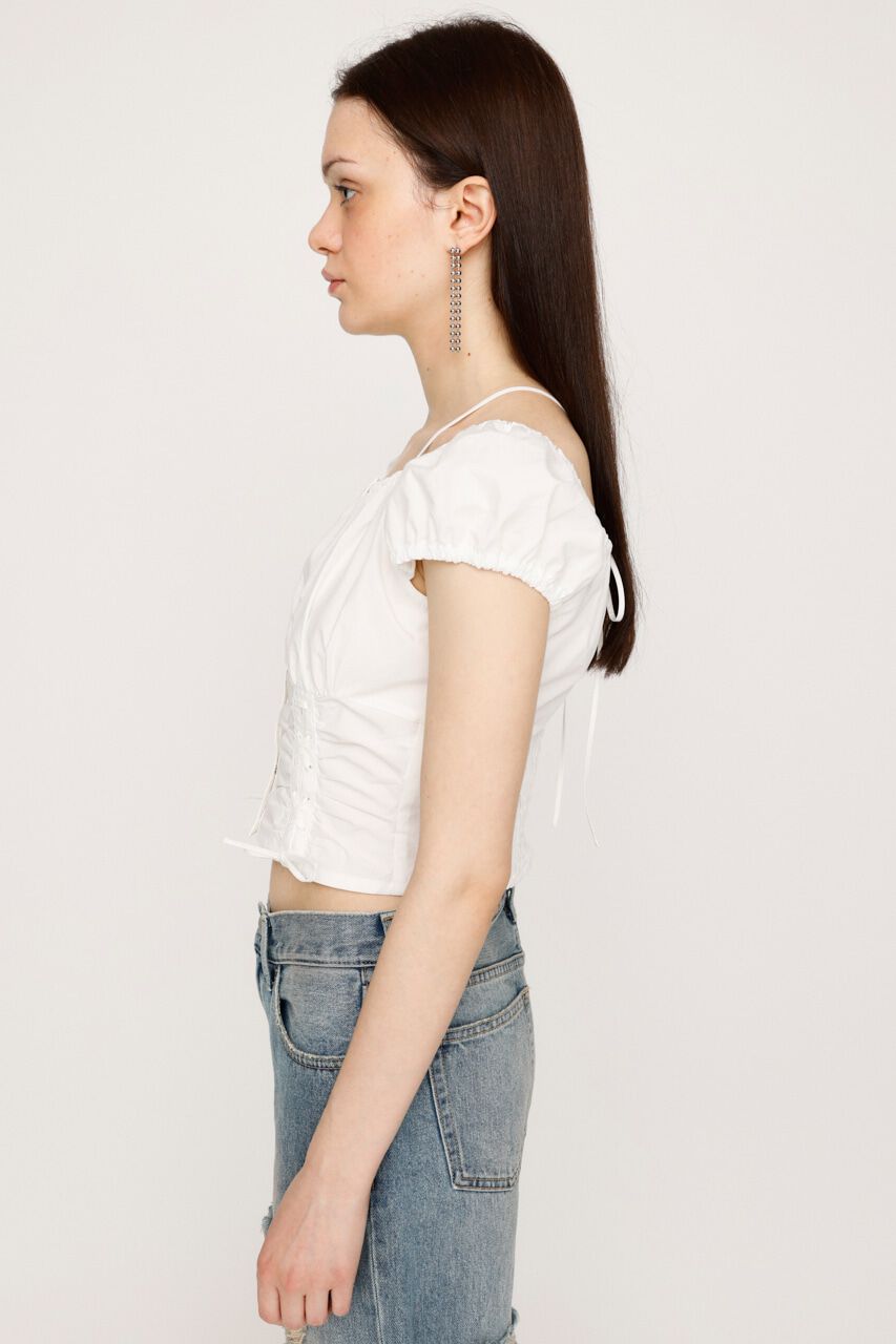 SLY「FRONT LACE UP ブラウス」|シャツ・ブラウス|