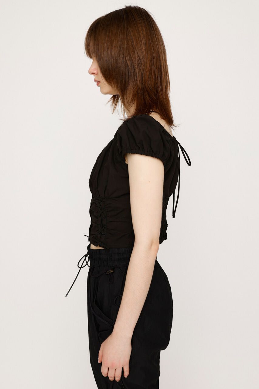 SLY「FRONT LACE UP ブラウス」|シャツ・ブラウス|