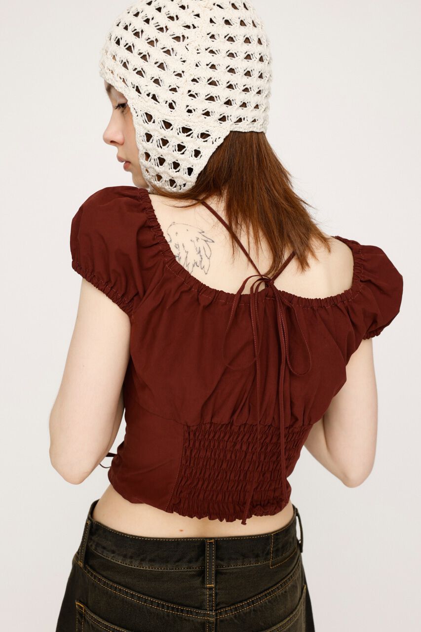 SLY「FRONT LACE UP ブラウス」|シャツ・ブラウス|