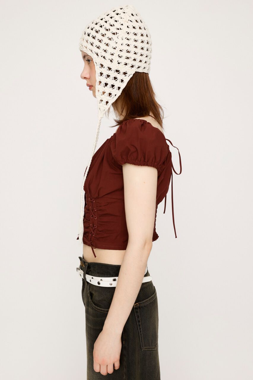 SLY「FRONT LACE UP ブラウス」|シャツ・ブラウス|