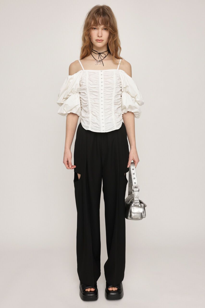 SLY「SIDE HOLE RELAX TROUSERS」|その他|BLK