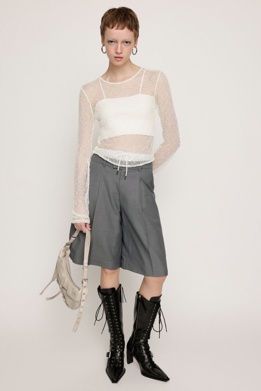 SLY「NEP SHEER KNIT トップス」|ニット・セーター|