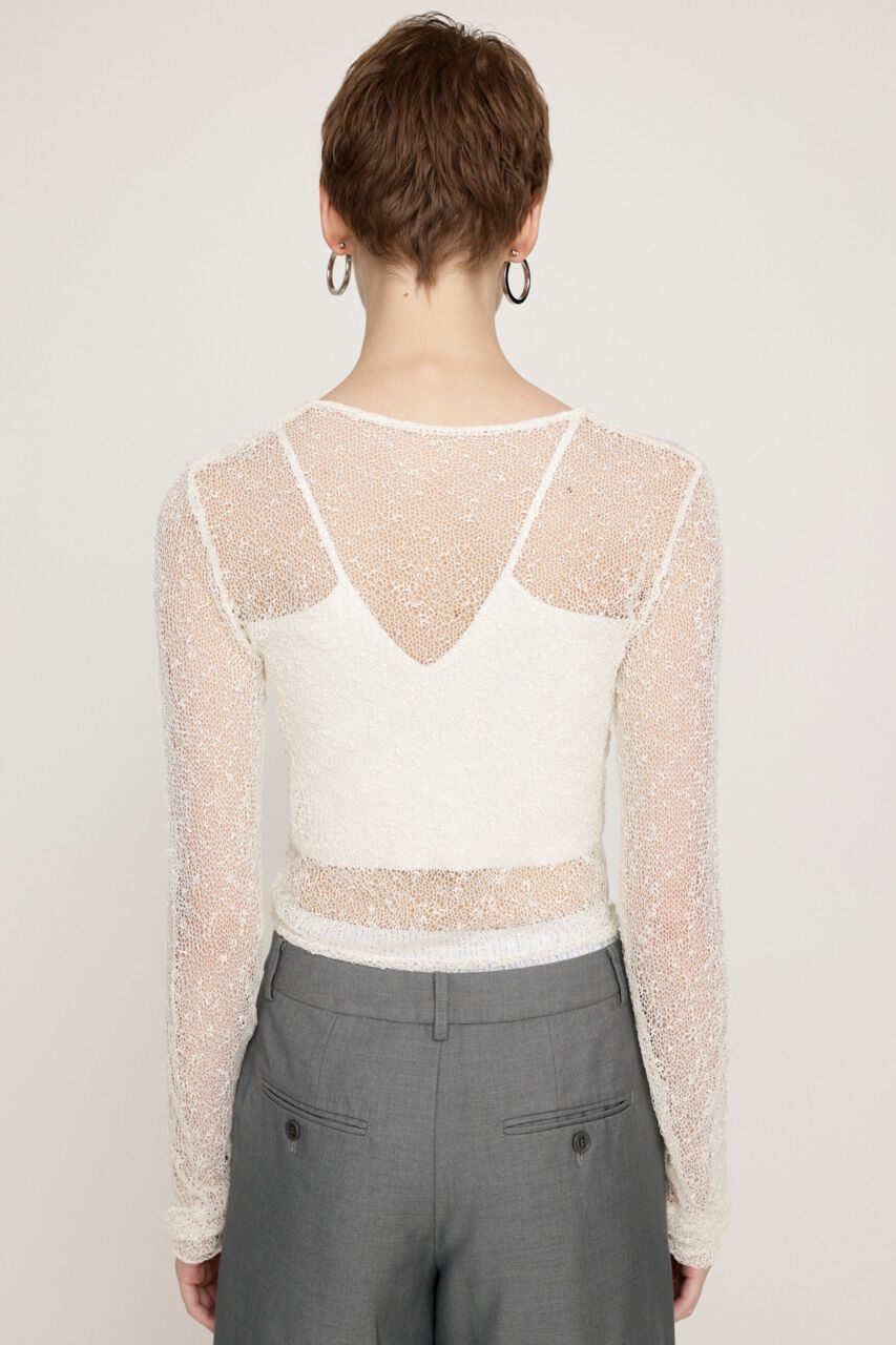 SLY「NEP SHEER KNIT トップス」|ニット・セーター|