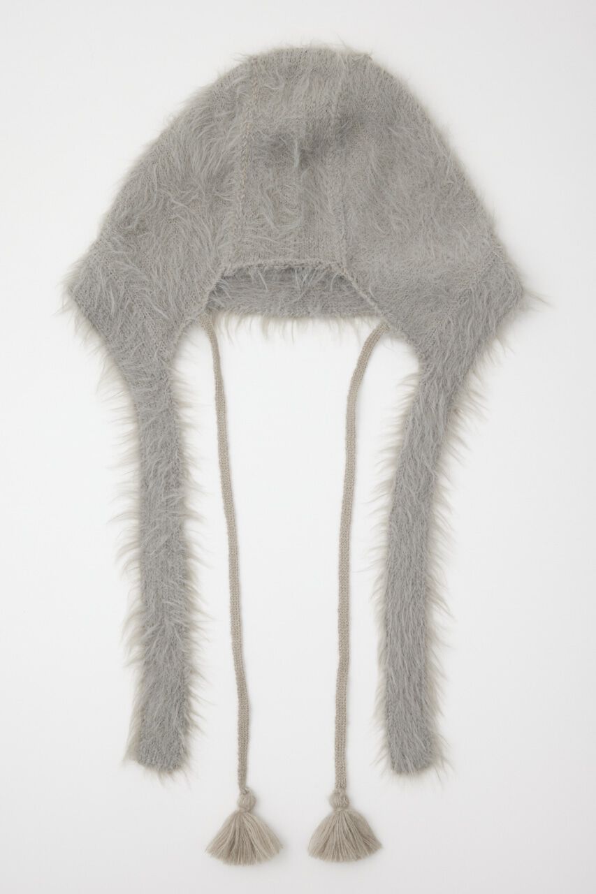 SLY「SHAGGY RIBBON BEANIE」|その他|GRY