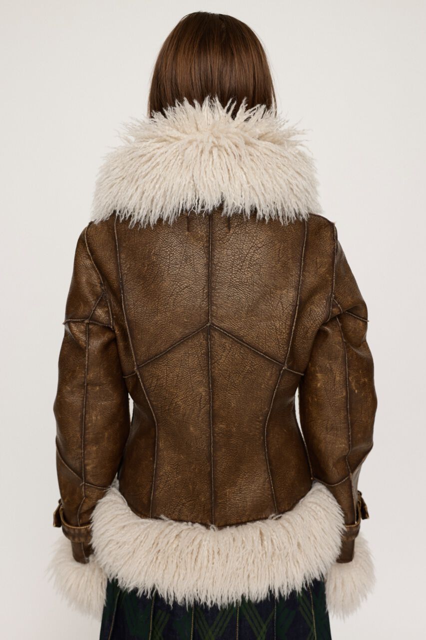 SLY「TINY VINTAGE CRACK B-3」|ブルゾン・スタジャン|