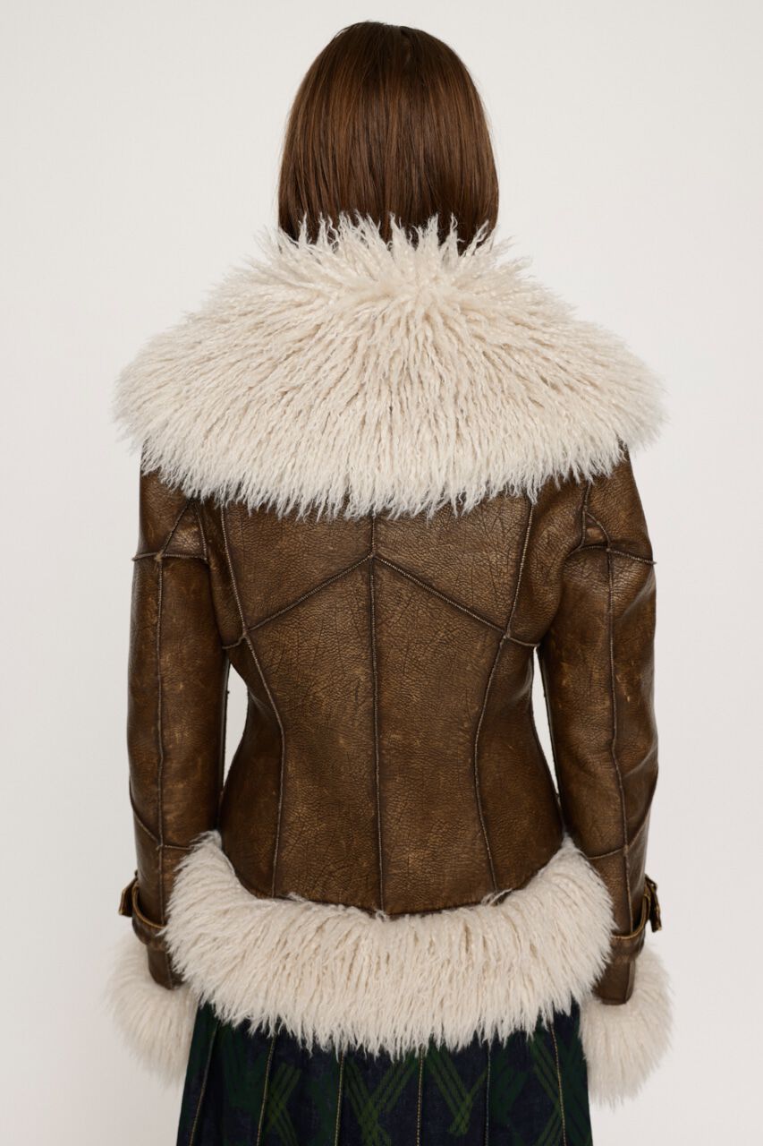 SLY「TINY VINTAGE CRACK B-3」|ブルゾン・スタジャン|