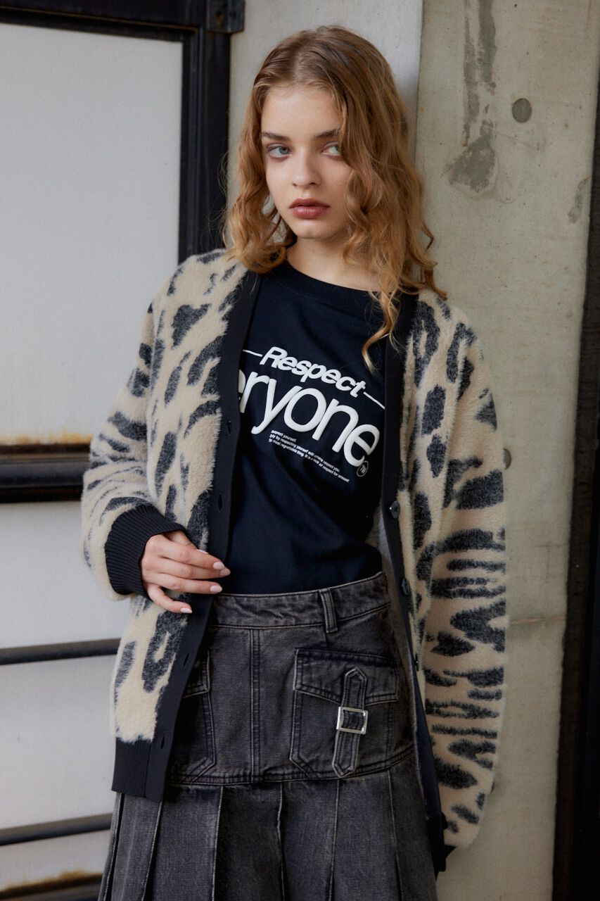 SLY「LEOPARD MOLLE JQ カーディガン」|カーディガン|