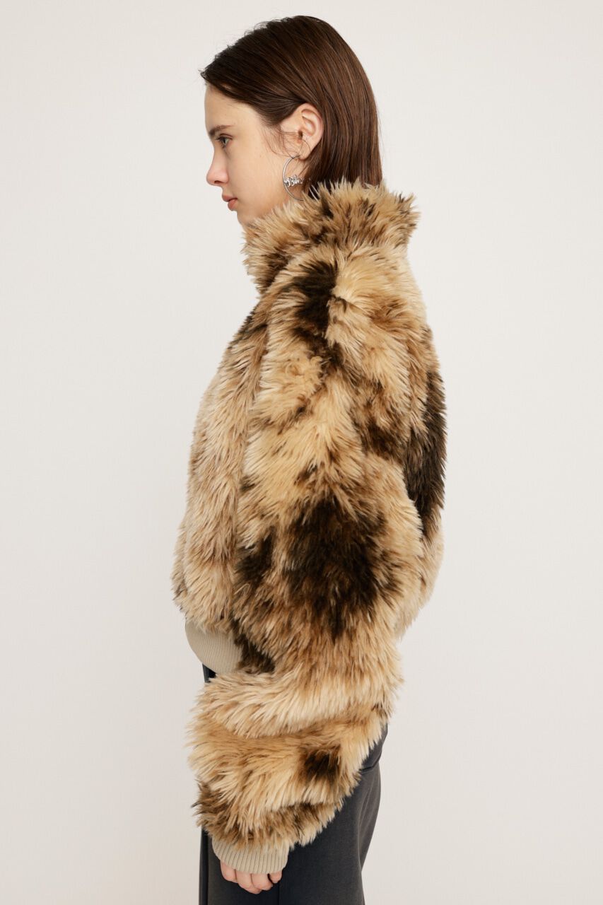 SLY「CURLY BOA CROP ブルゾン」|ブルゾン・スタジャン|