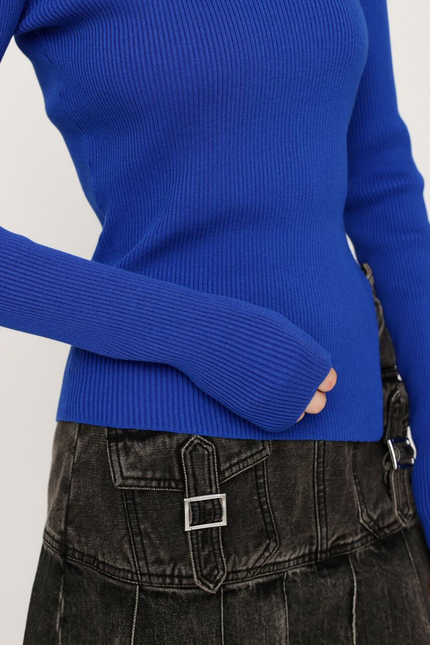 SLY「ASYMMETRY HEM HG トップス」|ニット・セーター|