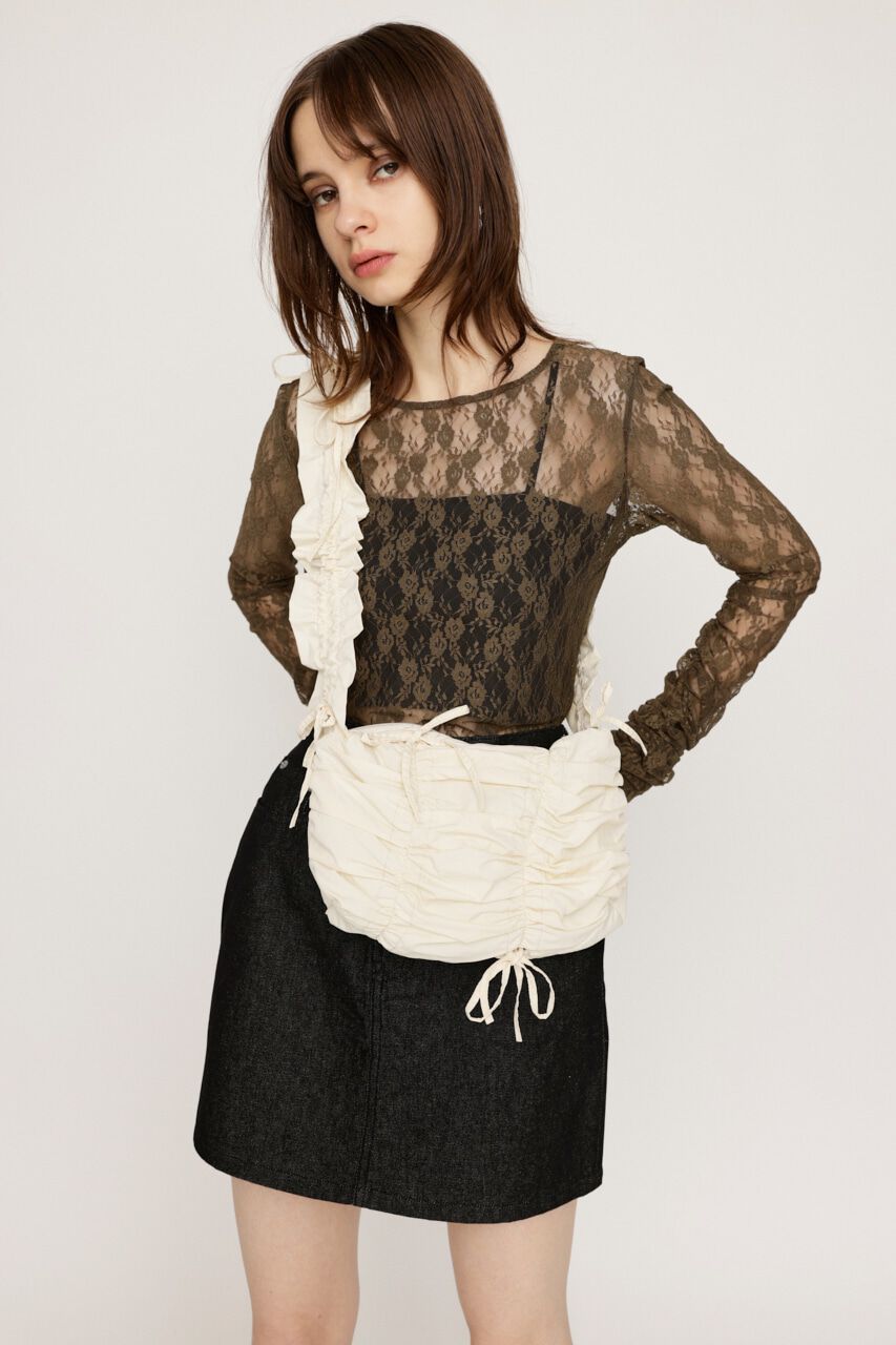 SLY「SHIRRING RIBBON NYLON バッグ」|その他|