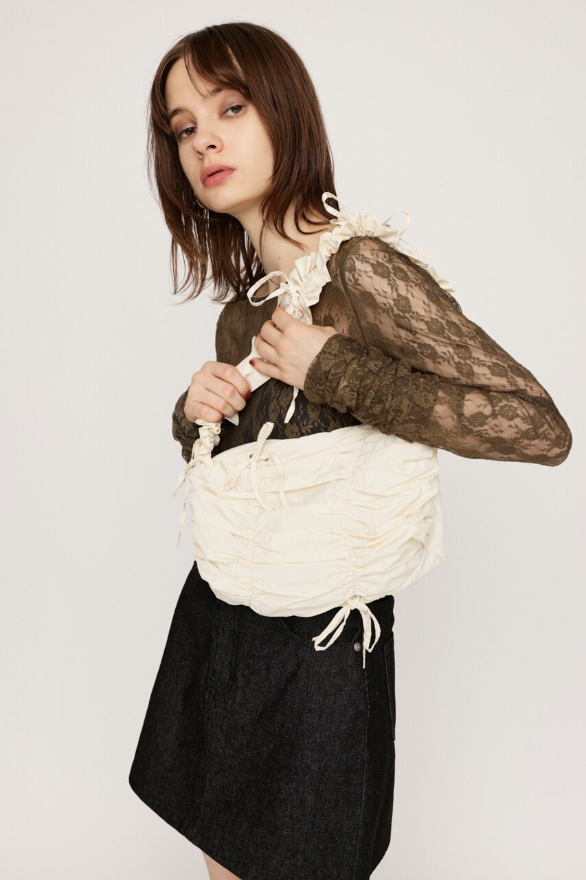 SLY「SHIRRING RIBBON NYLON バッグ」|その他|