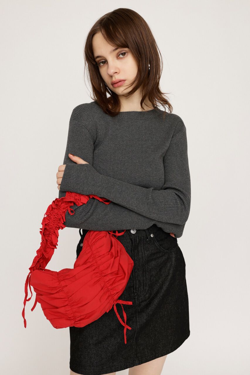 SLY「SHIRRING RIBBON NYLON バッグ」|その他|