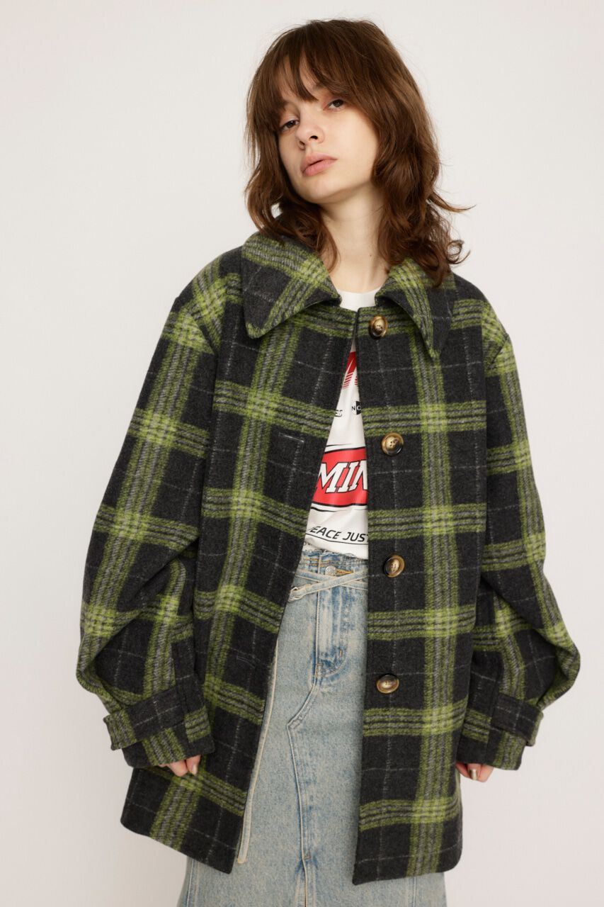 SLY「OVER MIDI CHECK コート」|その他|