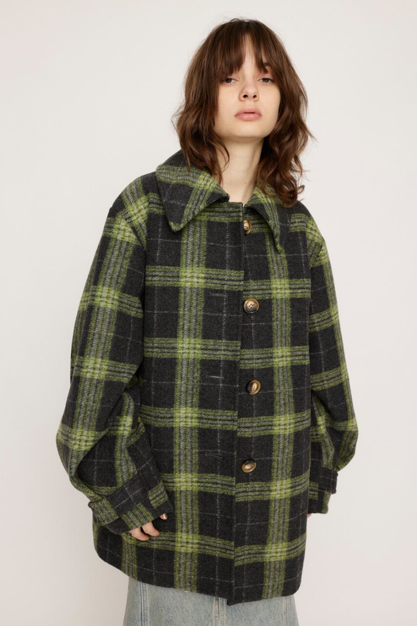 SLY「OVER MIDI CHECK コート」|その他|