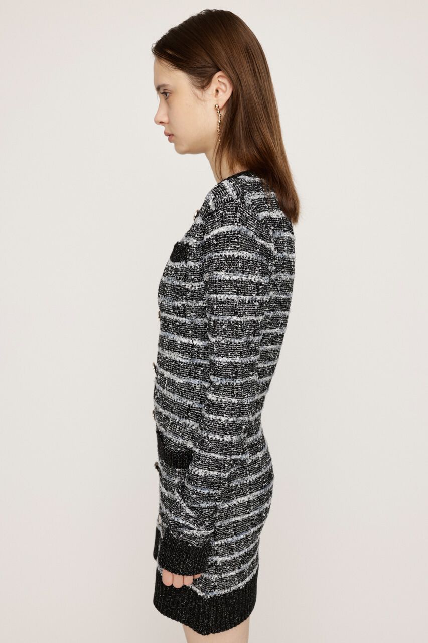 SLY「KNIT TWEED ショートワンピース」|ワンピース|
