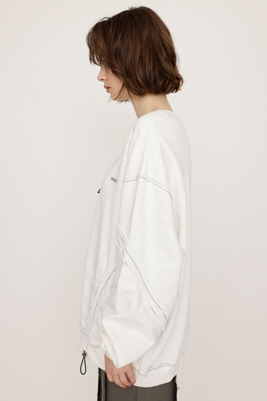 SLY「DRAWSTRING SW トップス」|パーカー|