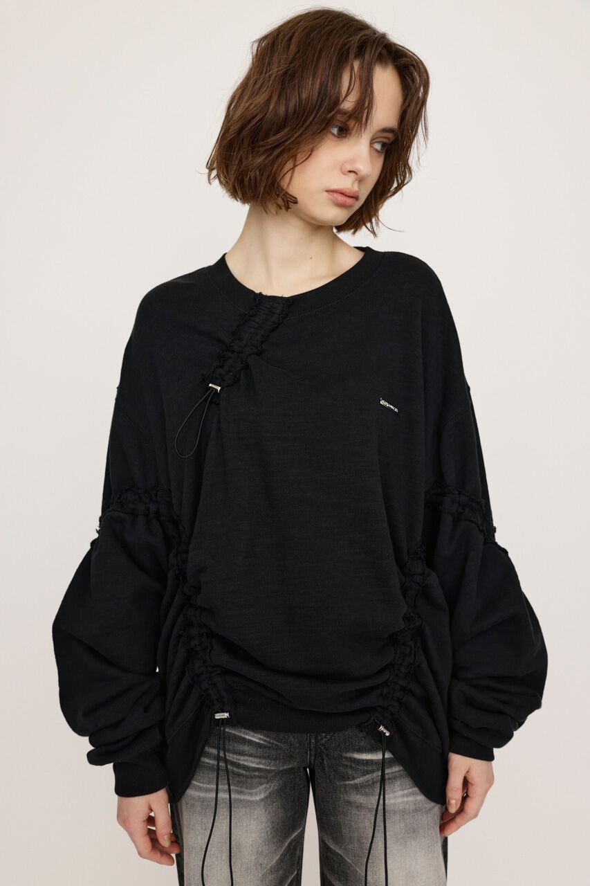 SLY「DRAWSTRING SW トップス」|パーカー|