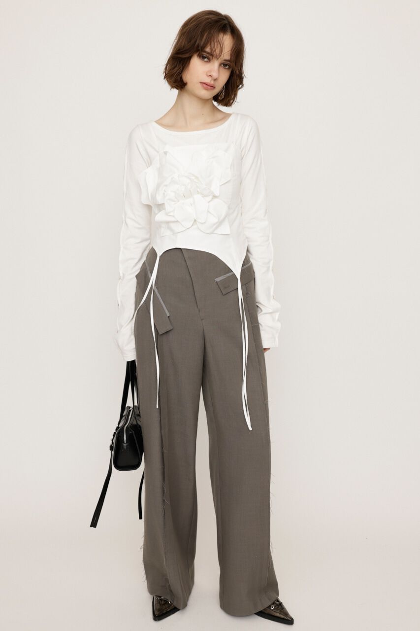 SLY「CUT OFF WAIST STRAIGHT パンツ」|その他|