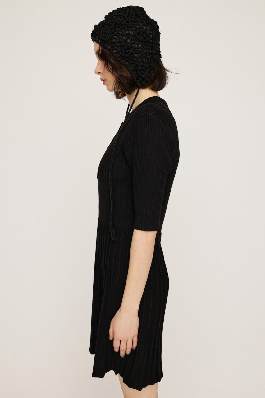 SLY「COLLARED PLEATS HG ショートワンピース」|ワンピース|