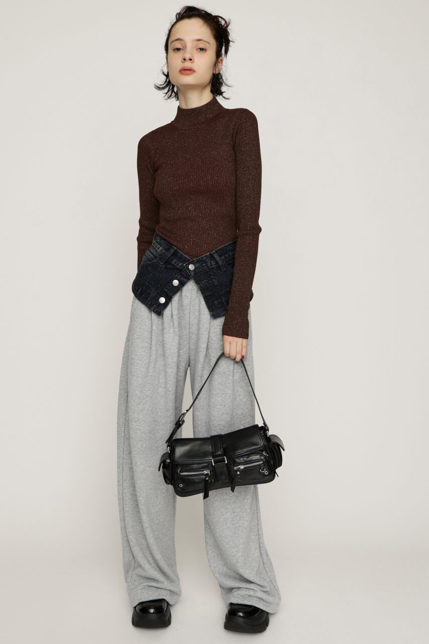 SLY「GLITTER COMPACT トップス」|ニット・セーター|